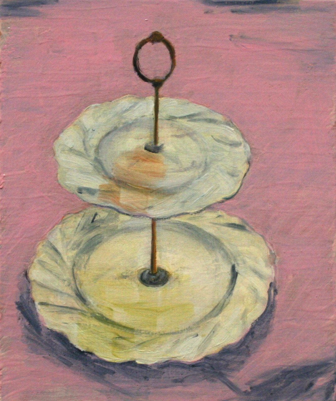Tiered Dish,30x20cm Oil on Canvas 2013